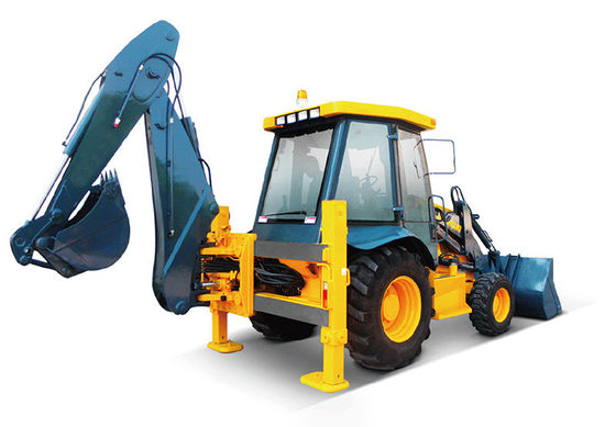 Mini Tractor Backhoe Loader WZC20 Balde 1.0M3 Excavador Balde 0.3M3