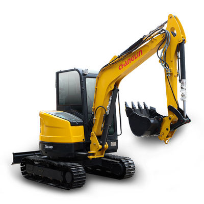 Excavadora hidráulica ZG036S Design ergonômico com espaço de condução espaçoso