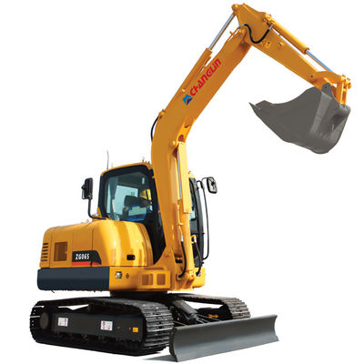 mini escavadeira elétrica ZG065S Design ergonômico com espaço de condução espaçoso